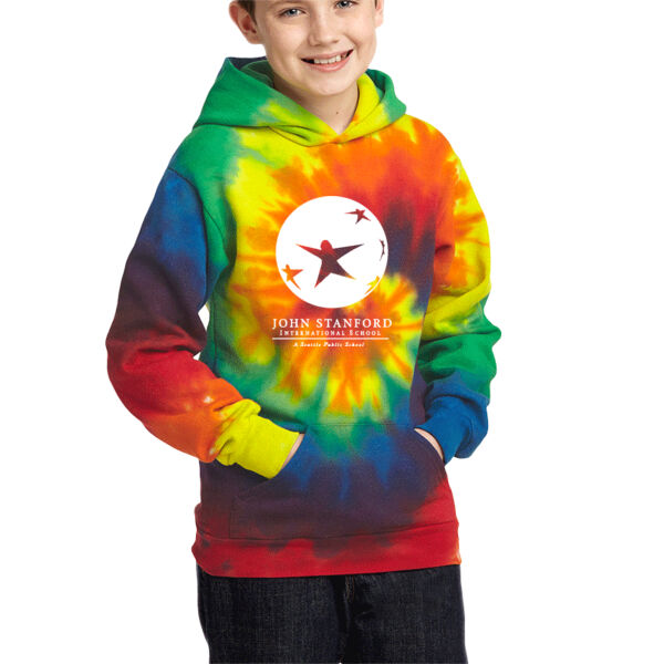 JSIS Youth Tie-Dye Pullover Hooded Sweatshirt Thumbnail