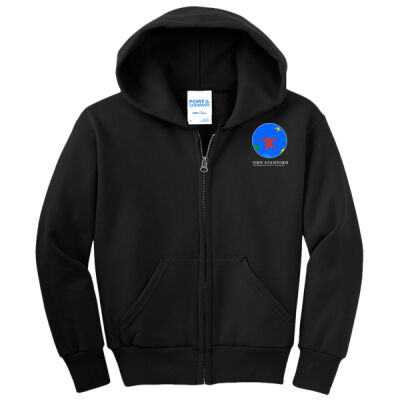 JSIS Youth Core Fleece Full-Zip Hooded Sweatshirt Thumbnail