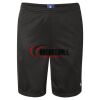 Unisex Polyester Mesh 9" Shorts with Pockets Thumbnail