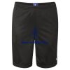 Unisex Polyester Mesh 9" Shorts with Pockets Thumbnail